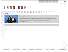 Tablet Screenshot of lenabuhl.com